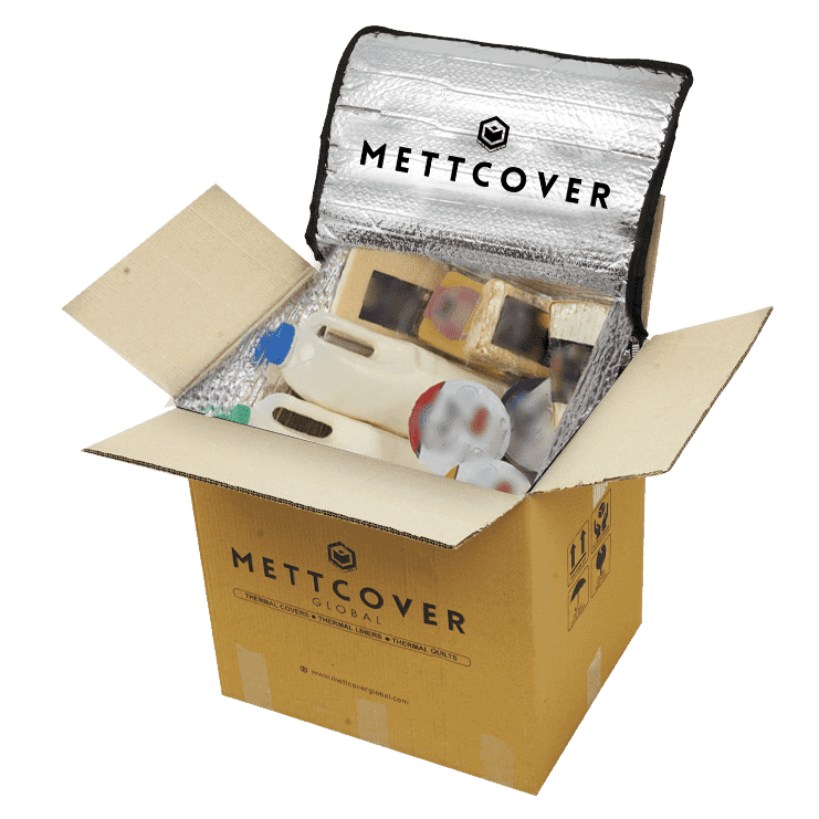 Mettcover Insulated Box Liners with high performance insulation material