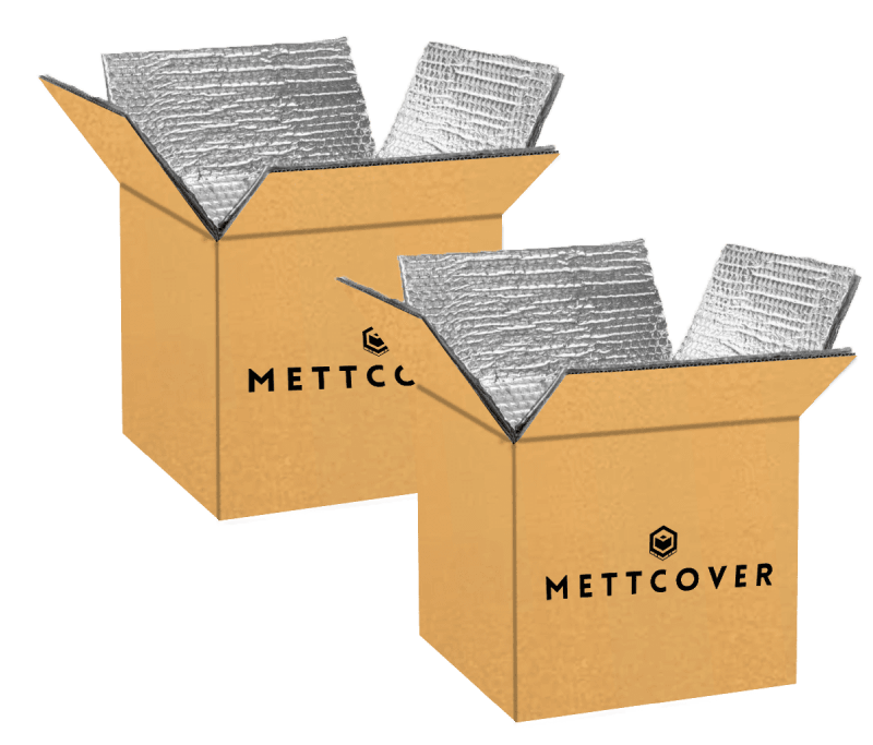 Ship temperature sensitive items with confidence with Mettcover Insulated Box Liners and Covers