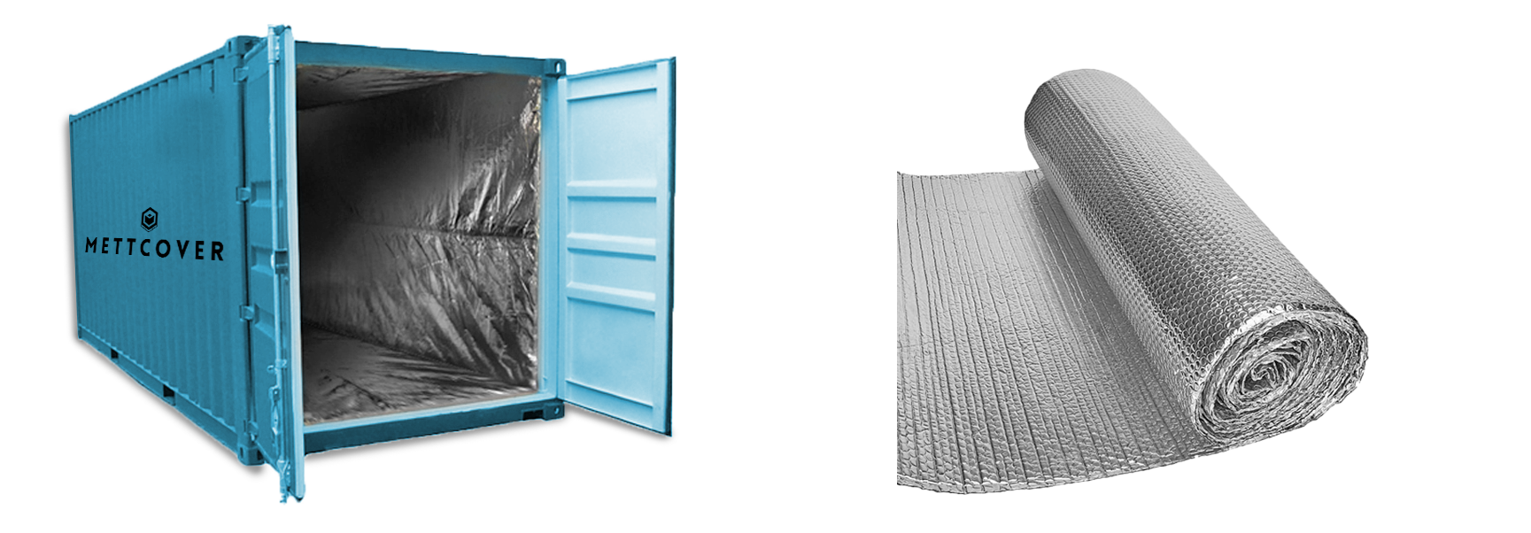 Insulating Thermal Liner for Dry Containers to protect vulnerable goods. -  Alphatherm Thermal Liners